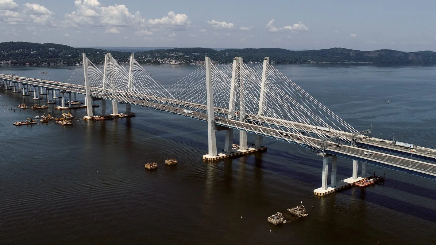 The Gov. Mario M. Cuomo Bridge over the Hudson, a Rockland County, NY landmark